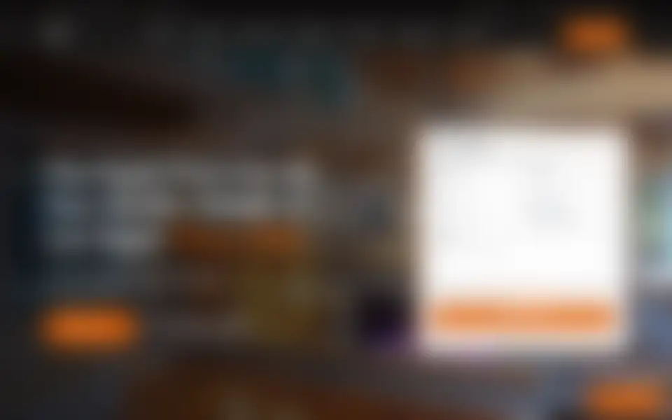 Client site, blurred for privacy