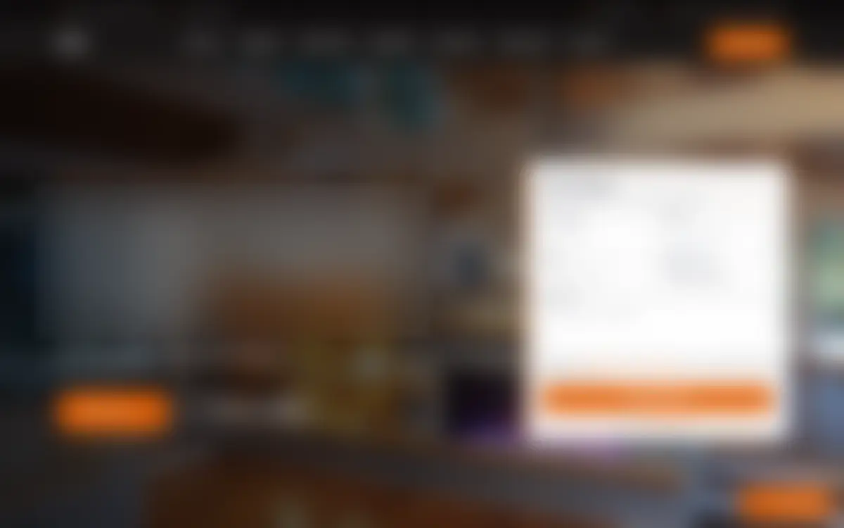 Blurred capture of our rebuild: a clean dark header, a full-width showroom photo, a left-aligned headline with two buttons, and a quote form beside it.